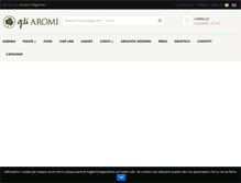Tablet Screenshot of gliaromi.it